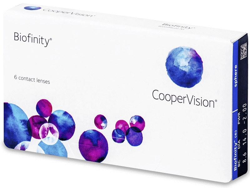 Cooper Vision Biofinity Lentillas Mensuales 3-6 Uds